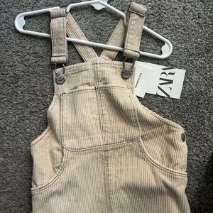 Zara Kids Tan Corduroy jumper